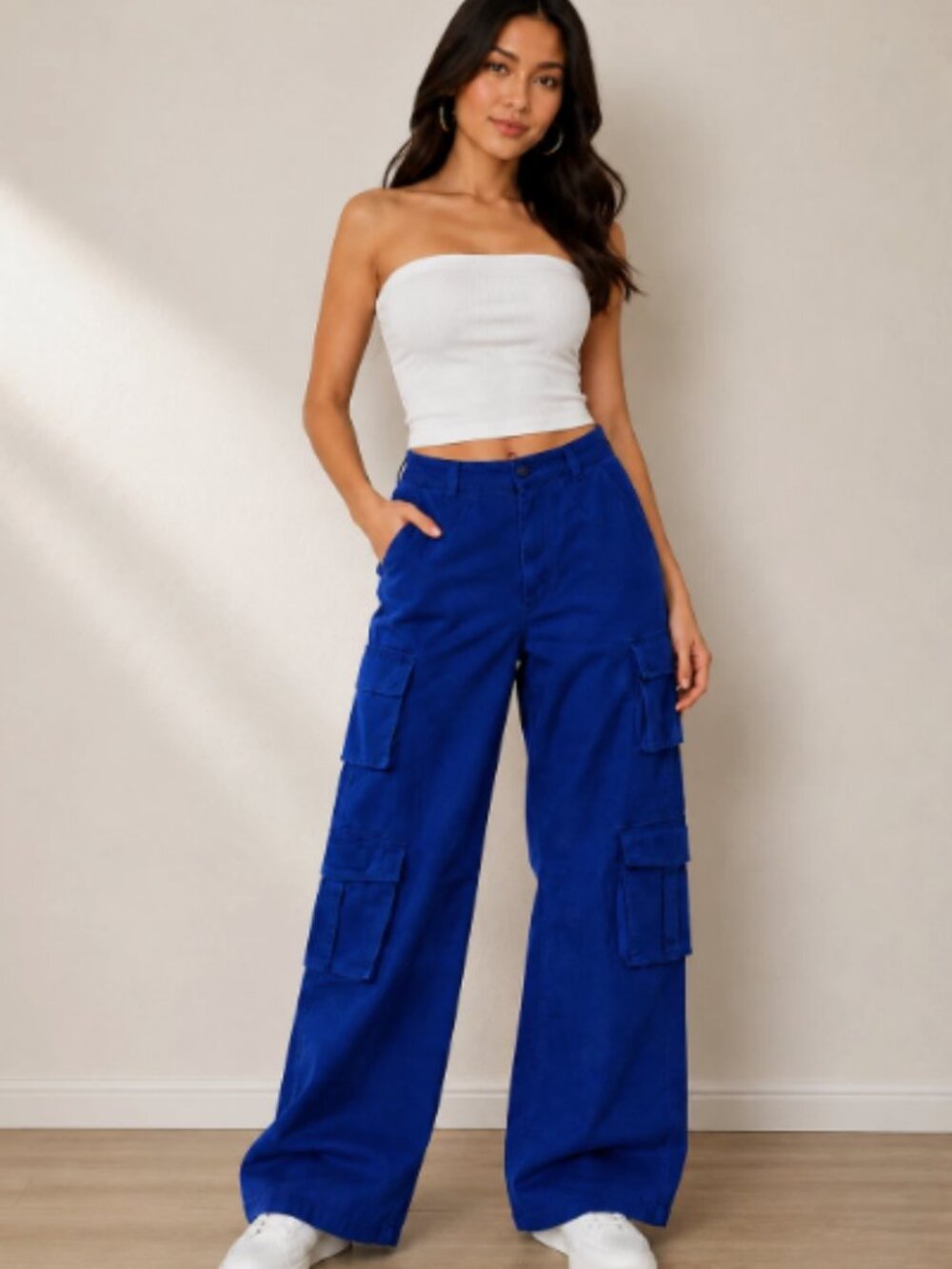 Favorite Daughter x Anthropologie Carly Cargo Wide Leg Pants Size 2- MSRP$258
